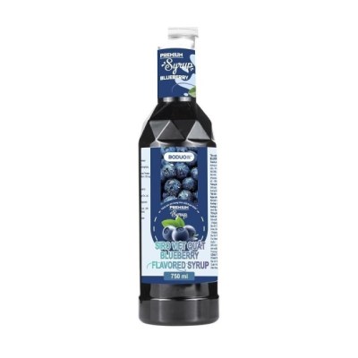 Syrup Boduo Premium 750ml Việt quất
